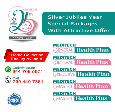 Silver Jubilee Year Special Health Packages