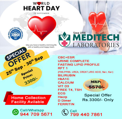 World Heart Day Special Offer Health Package